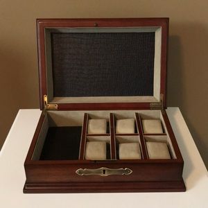 Watch Box with Key. Like New!